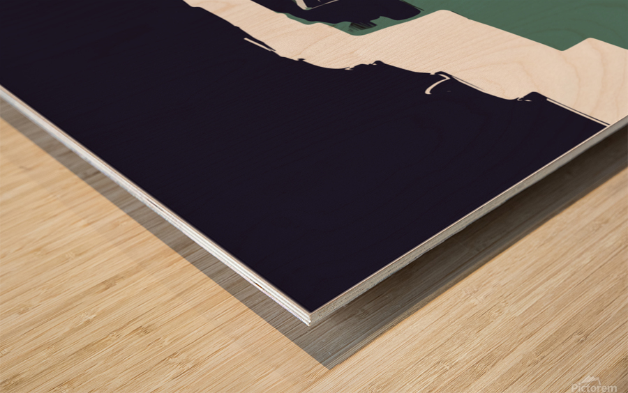 56 CHEVY 3 Wood print