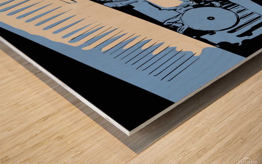 1928 RR PHANTOM EX SERIES Wood print