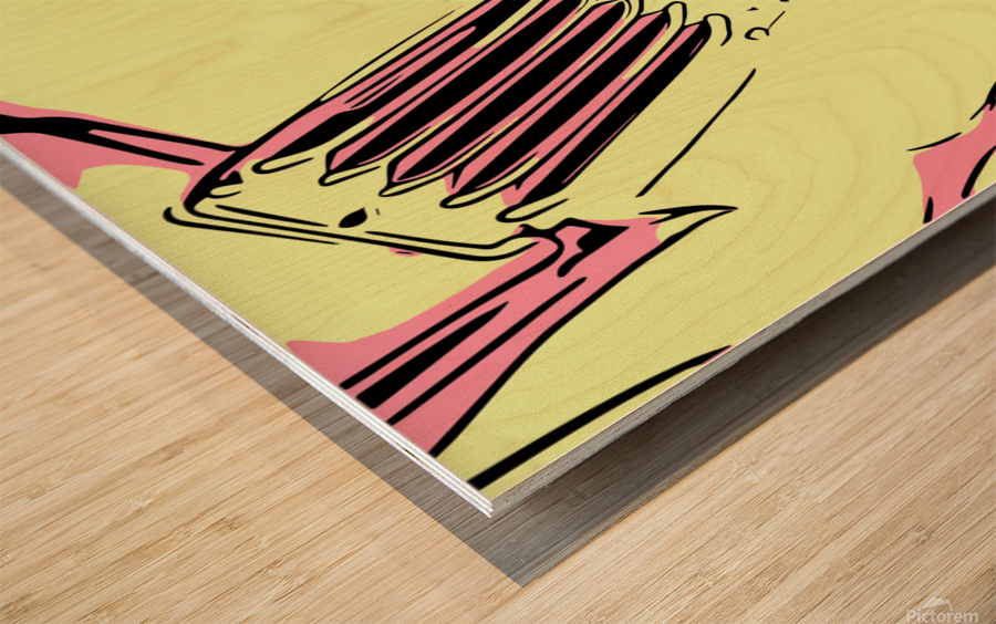 Le Mans conquerer - 3 Wood print