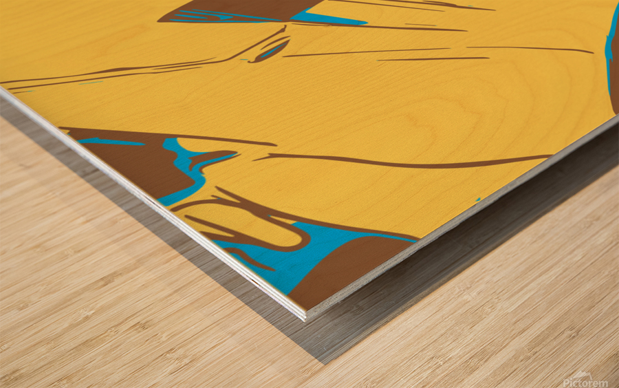 80’s Excess -2 Wood print