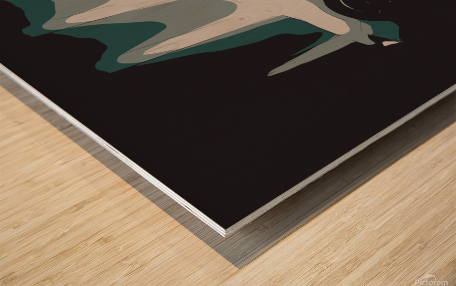 Vette Ahead Wood print