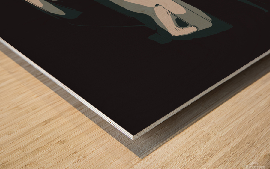 Vette Ahead Wood print