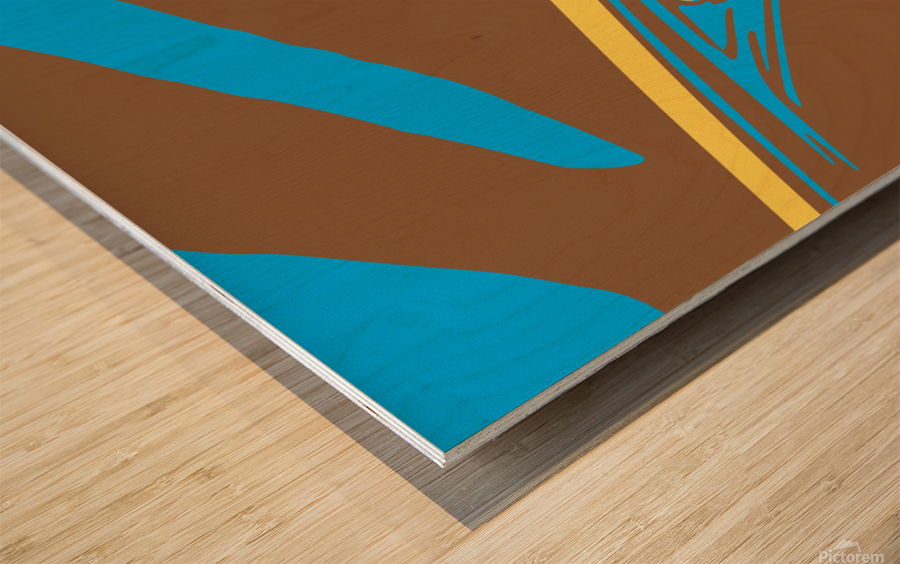 80’s Excess -3 Wood print