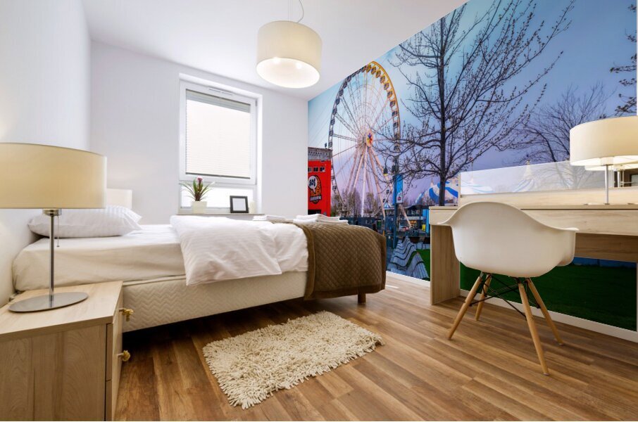 La grande roue Mural print