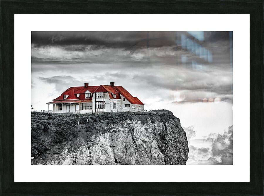 La falaise Picture Frame print