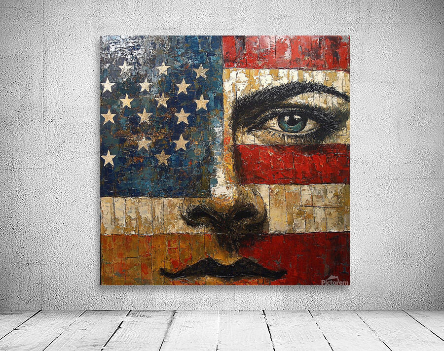 American flag  Wall Preview