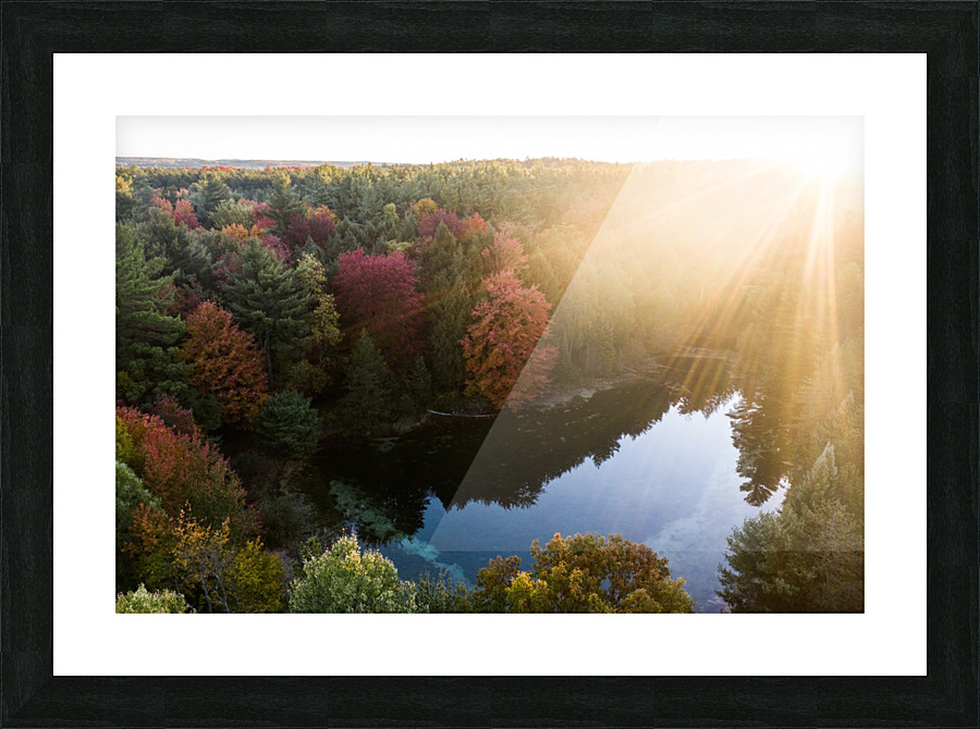 Pondly Sunrises Picture Frame print