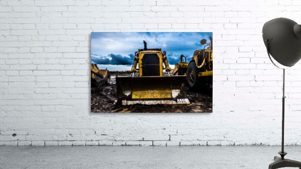 Dirty Old Dozer Wall Preview
