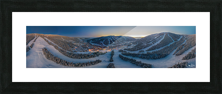 Valley Twilight Wide Picture Frame print