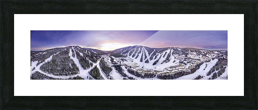 Valley Sunset Wide Picture Frame print