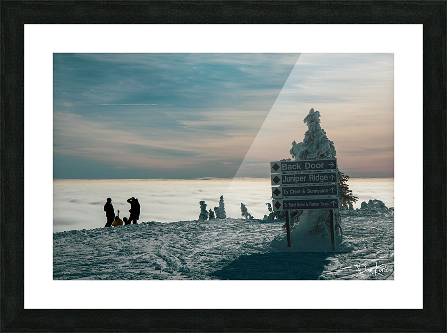 Technicolour Contemplation Picture Frame print