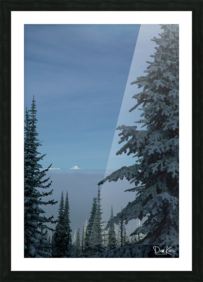 Peak Peek Picture Frame print