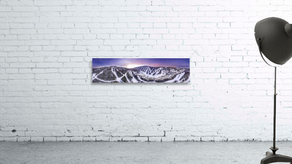 Valley Sunset Wide Wall Preview