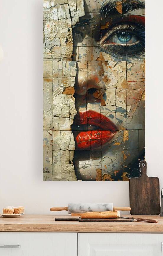 Woman face with an artistic retouch Character Wal by Fabd