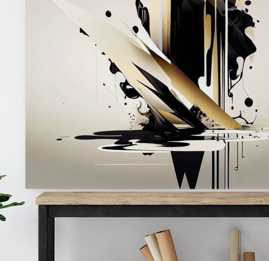Ink Flow in Abstract | Print on demand wall art by Fabd