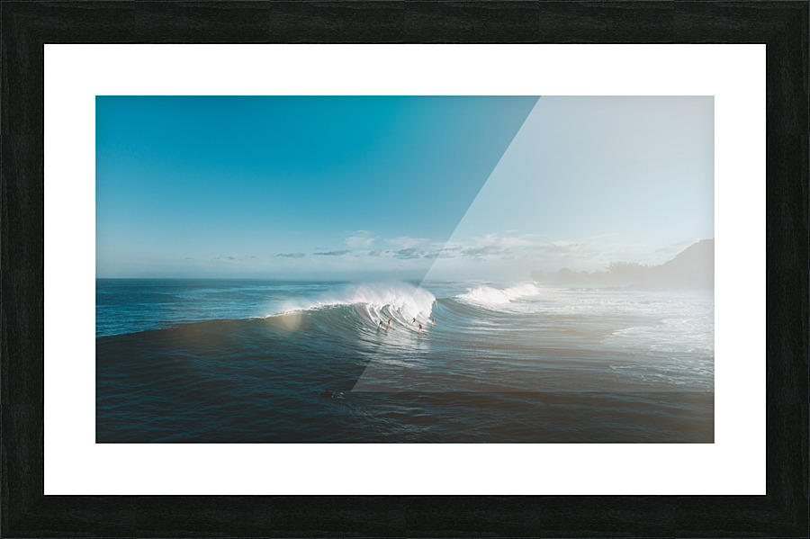 Waimea Bay Picture Frame print