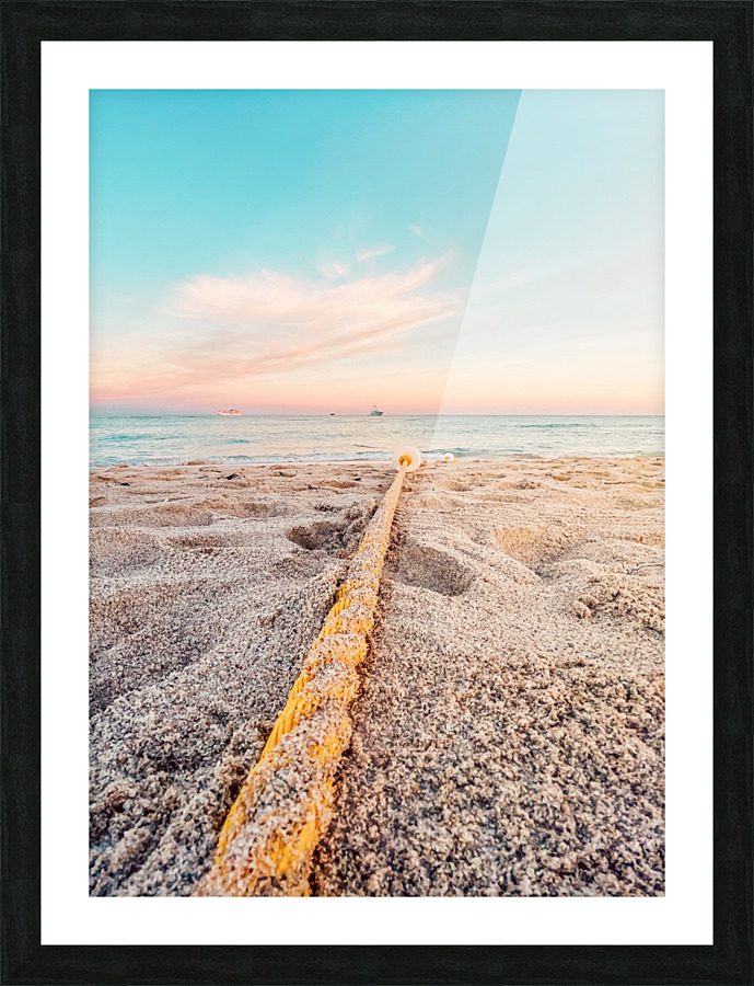 Follow the Rope Picture Frame print