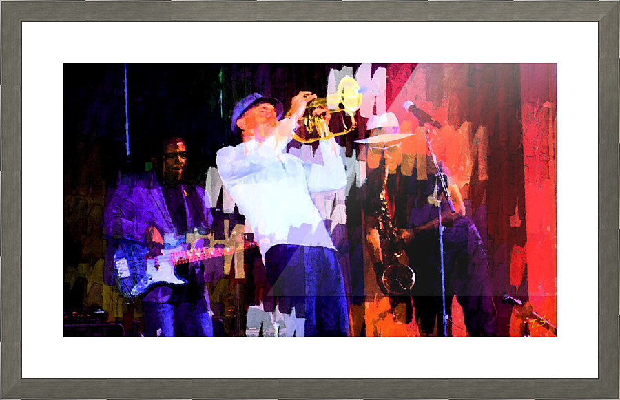 JAZZ 2 Picture Frame print