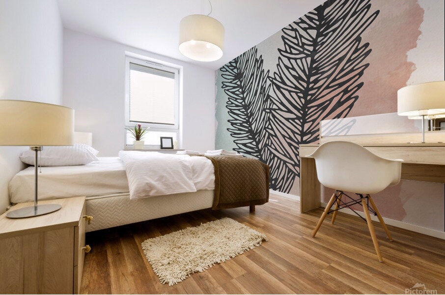 Feather 2 Mural print