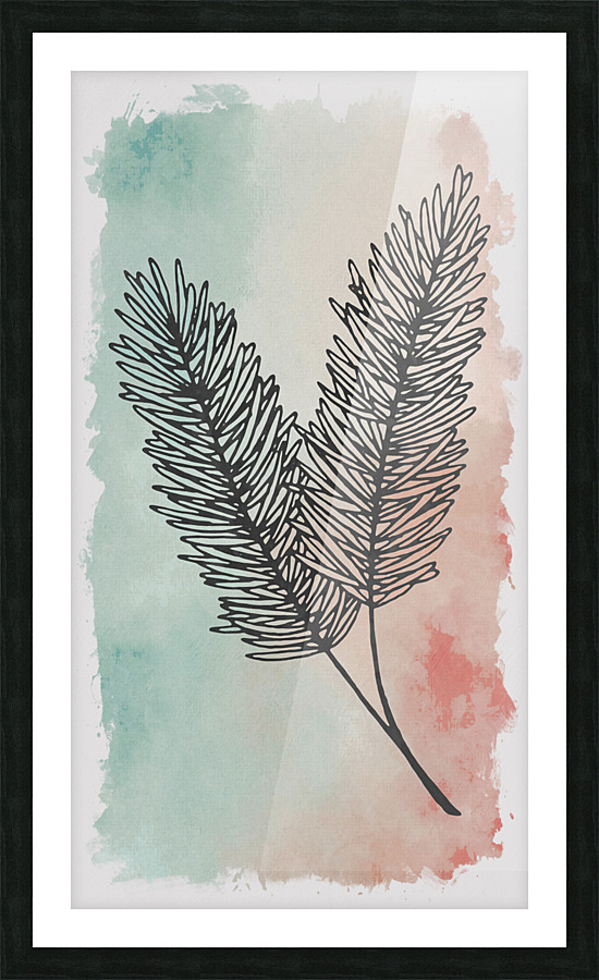Feather 2 Picture Frame print