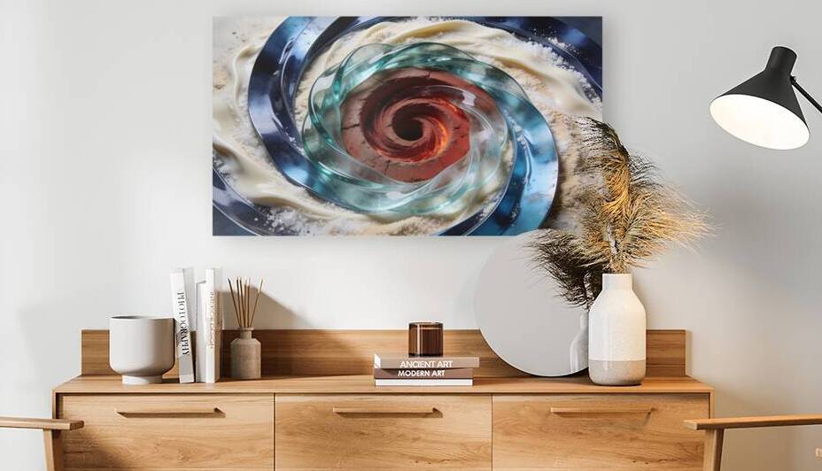Elemental Swirl Signed by Abstract Photorealism
