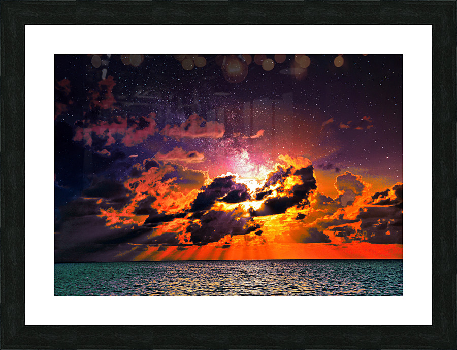 Sun Rebirth Picture Frame print