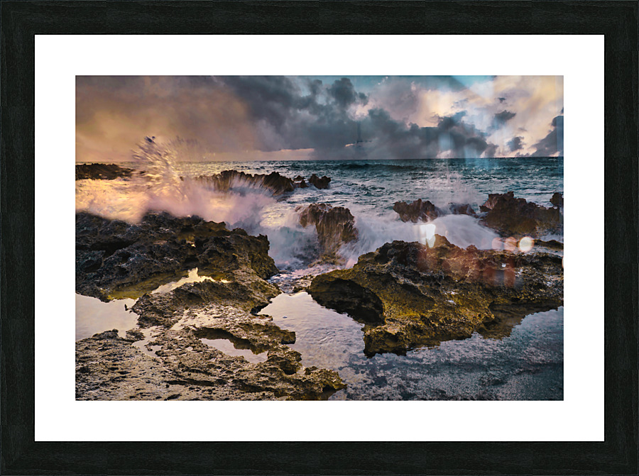 Splashes Picture Frame print