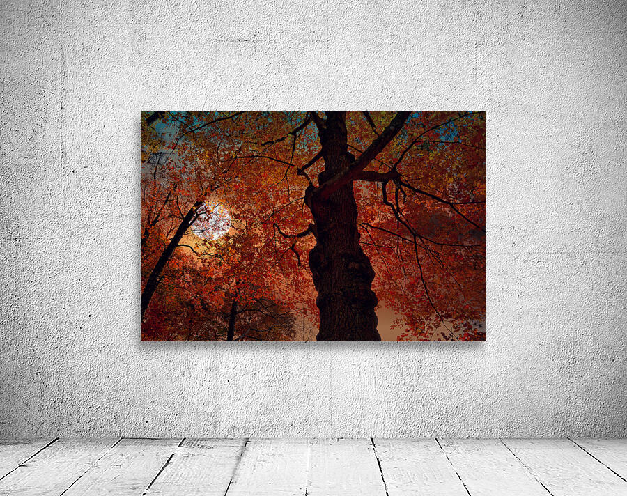  Red  Leaves Wall Preview