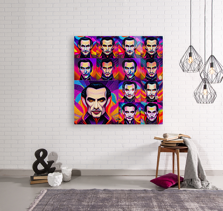 Dracula Pop Art Reproduction