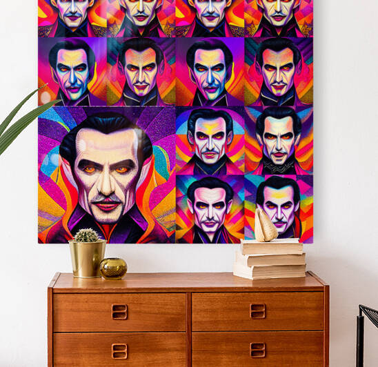 Dracula Pop Art by Kibbs