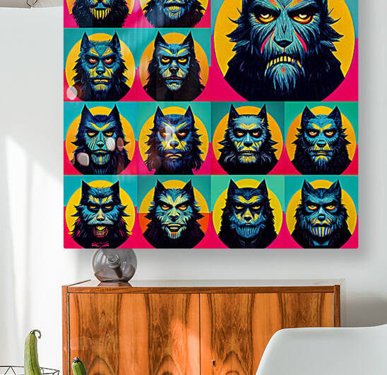Werewolf Pop Art by Kibbs