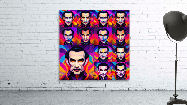 Dracula Pop Art Wall Preview
