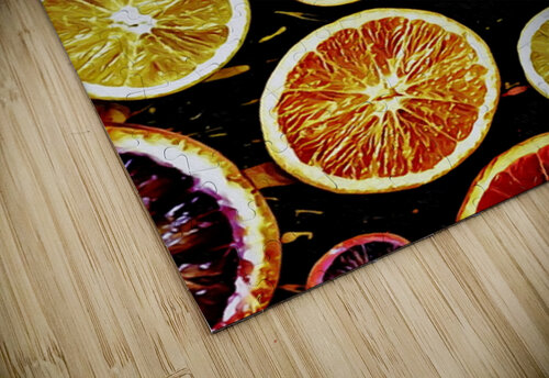 Oranges Fruits Pattern groxx puzzle