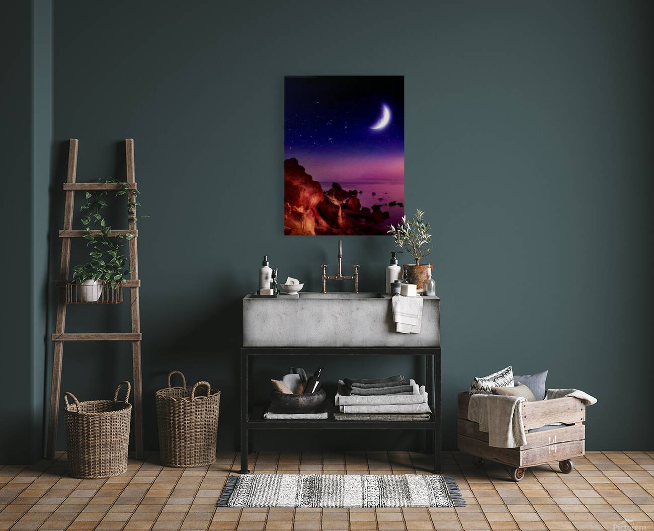 Moon And Stars Reproduction