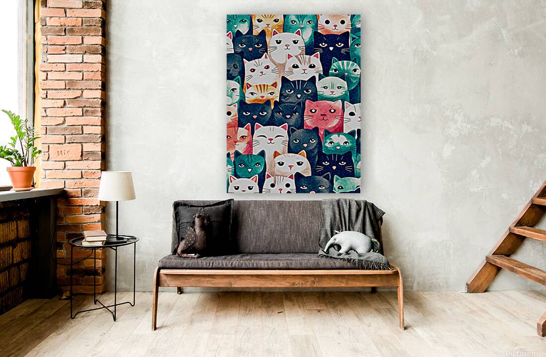 Pattern Cat Cartoons Reproduction