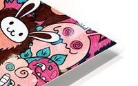 Pattern Monsters Cartoon 2 HD Metal print