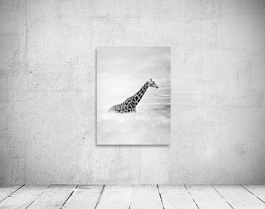 Giraffe In The Clouds Wall Preview