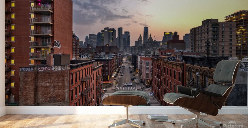 Big City Vibes - New York City Skyline During Sunset Art by Jongas