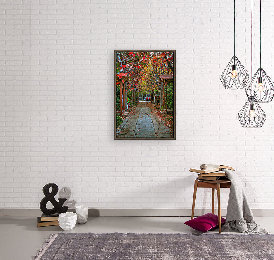 Fall in the city Reproduction