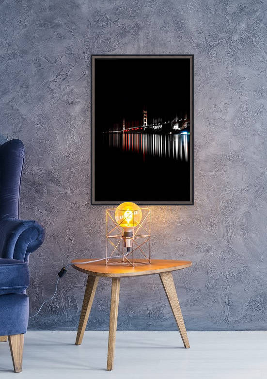 Treasures from darkness- Golden Gate Bridge Abstract Wall Art by Jongas Photo