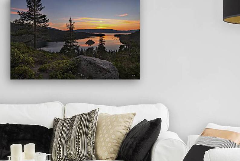 The Beauty of Emerald Bay - Modern art with lake Tahoe views by Jongas Photo