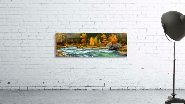 Emerald Flow Pano Wall Preview