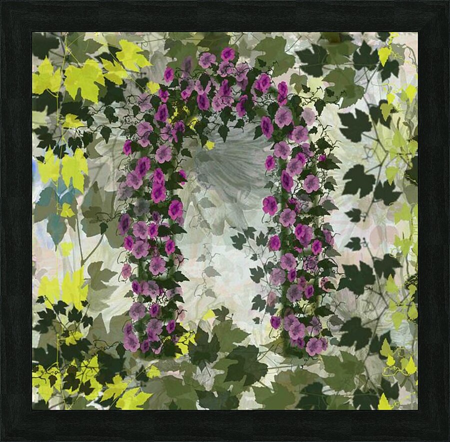 Garden Trellis Picture Frame Printing