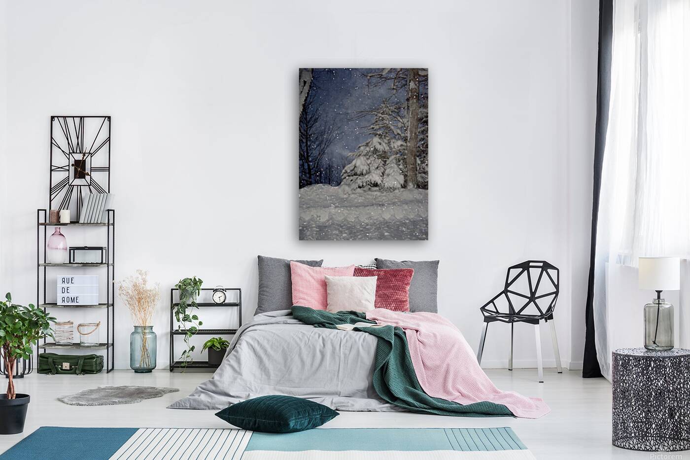 Starry Winter Night Reproduction