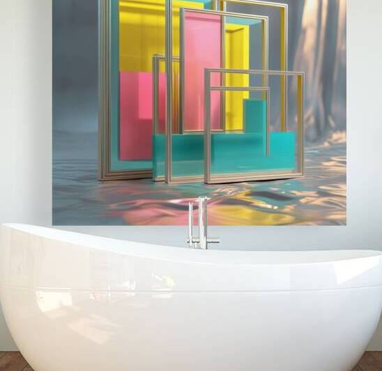 Geometric Illusions: A Symphony of Light & Color by Sameh Sakr