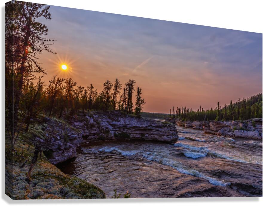 Fond Du Lac River Canvas Print