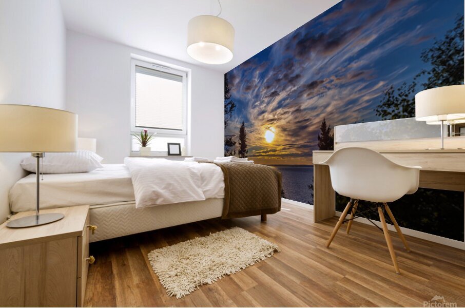 Black Lake Mural print