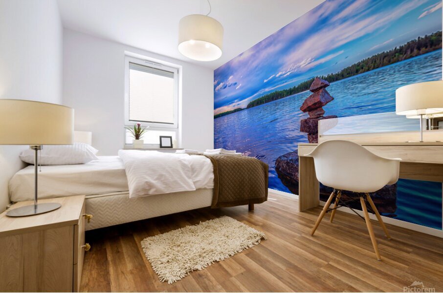 Caribou Lake Mural print