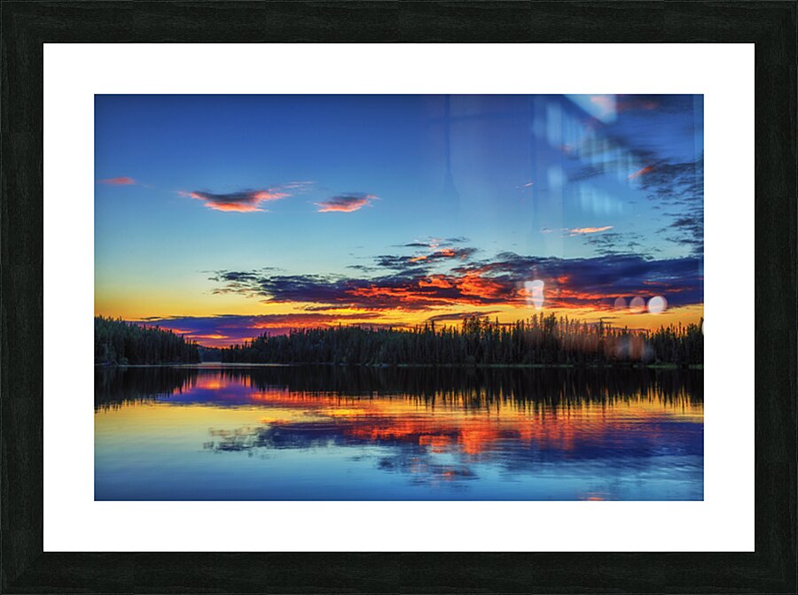 Mackay Lake Sunset Picture Frame print