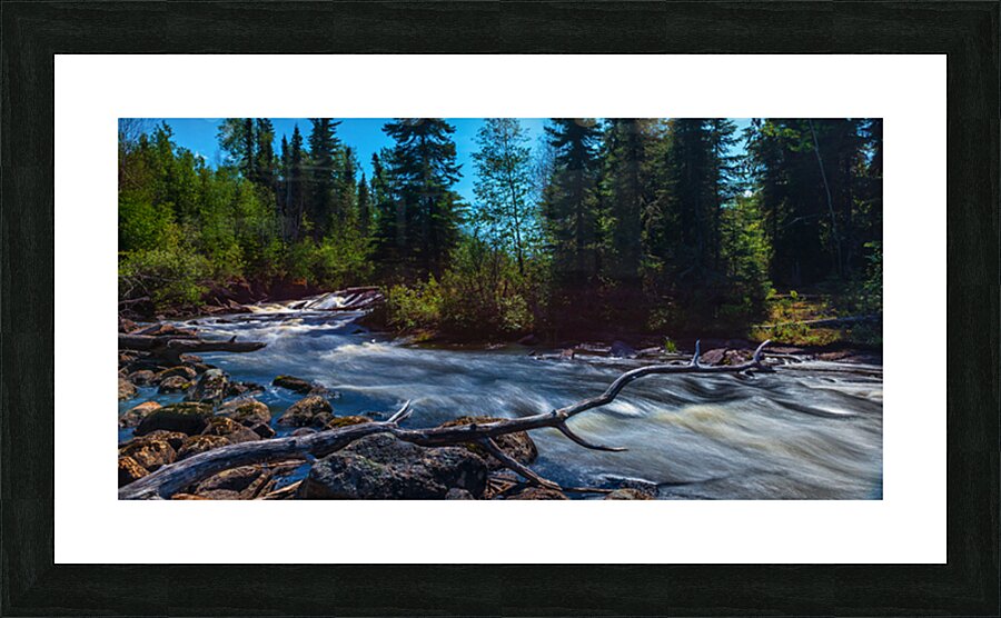 Morris Rapids Picture Frame print